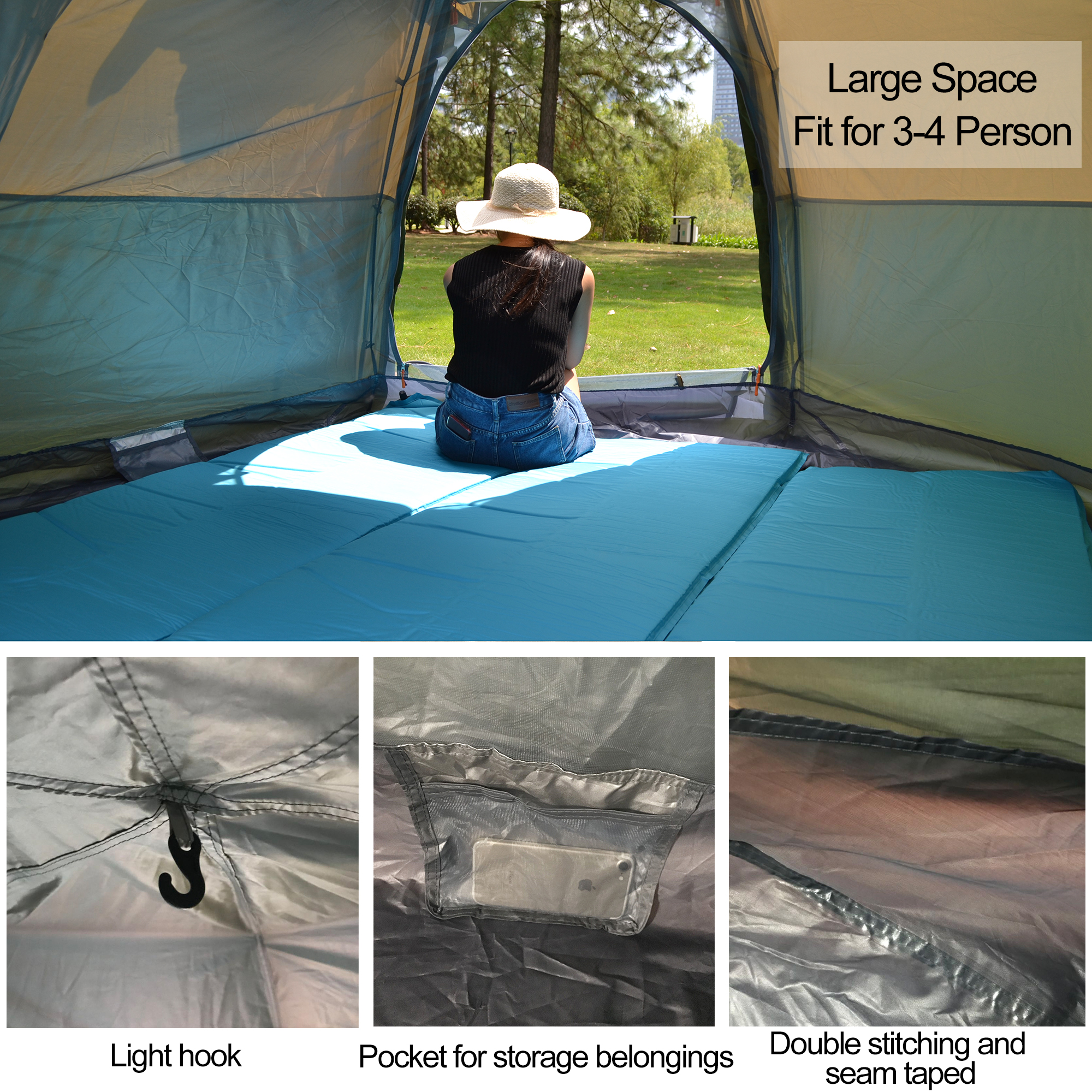 Desert&Fox 3-4 Person Dome Aut - đánh giá và giá Grow Tent 4X4