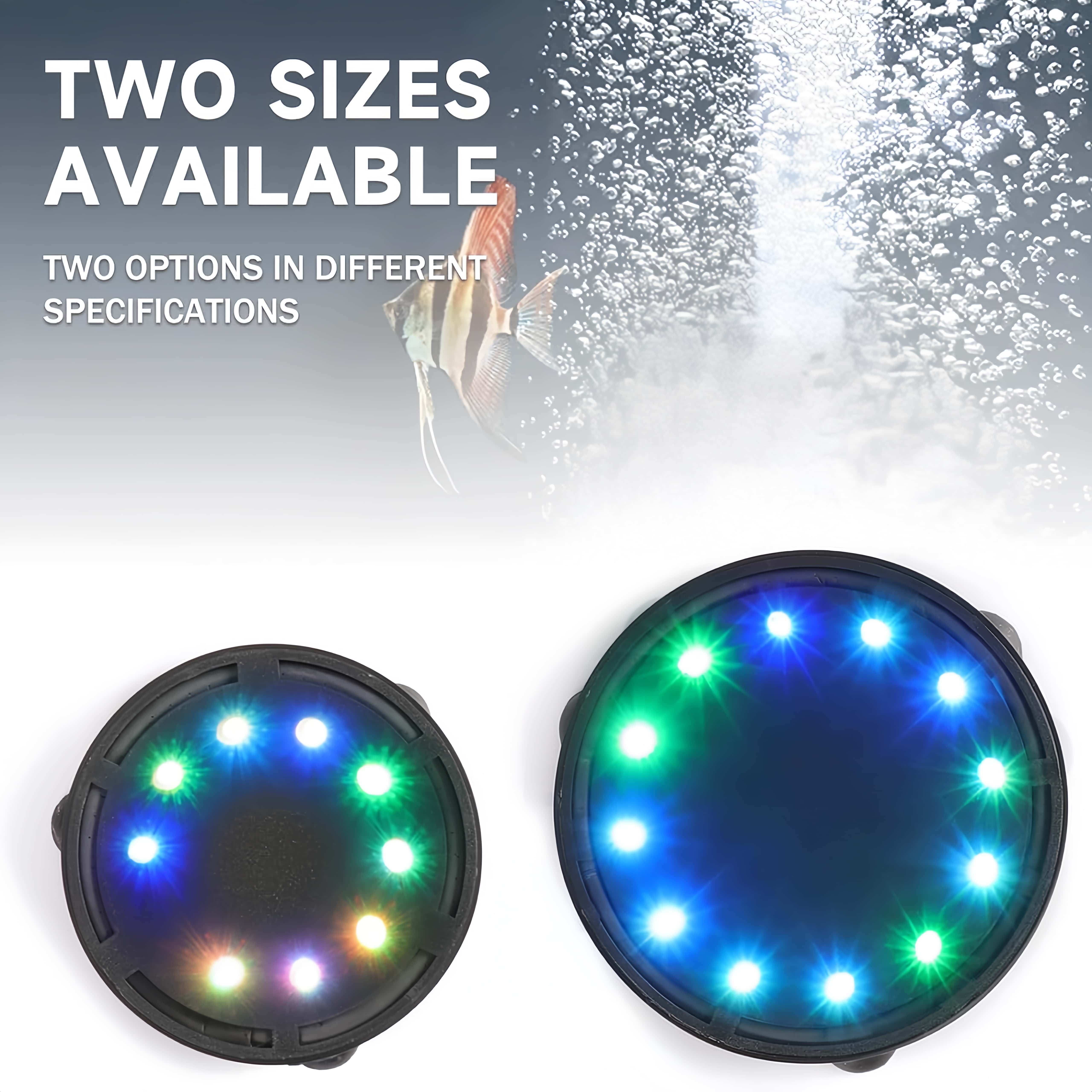 Aquarium Bubble Light 9/12 LED - đánh giá và giá Air Stone Diffuser
