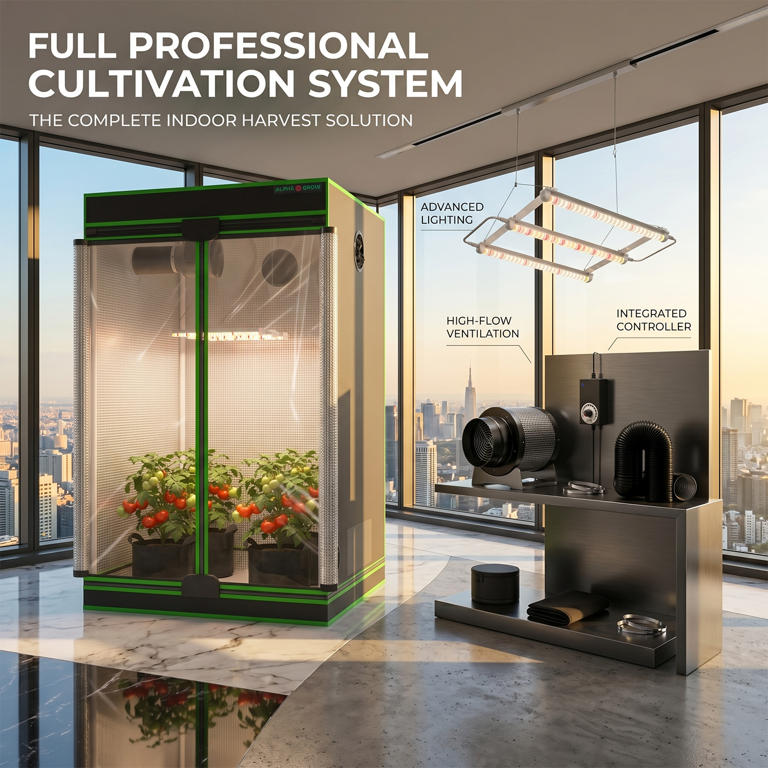 NEW Grow Tent Wall Growing Ten - đánh giá và giá Grow Tent 4X4