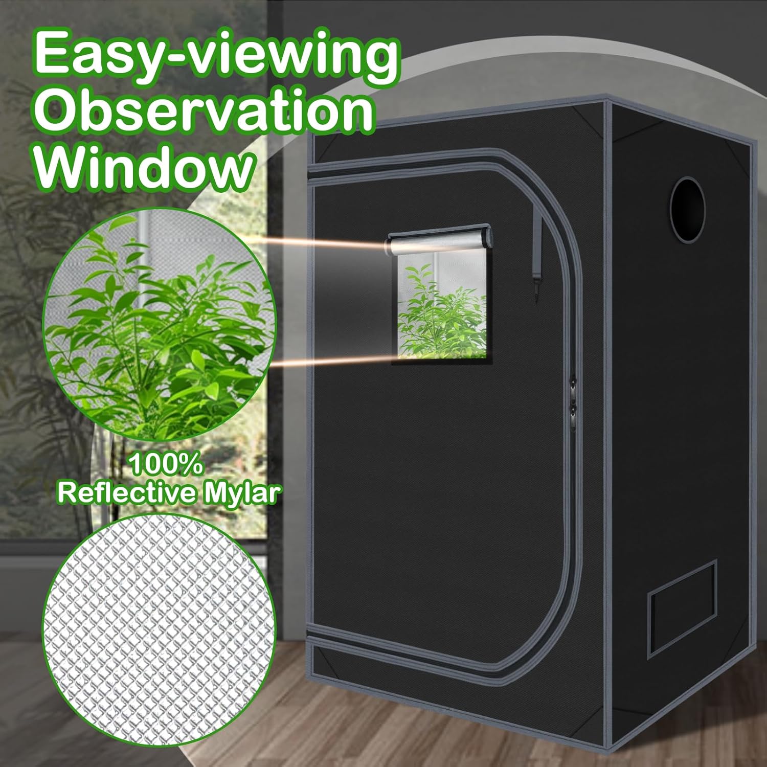 Grow Tent 48x48x78 for Indoor  - đánh giá và giá Grow Tent 4X4