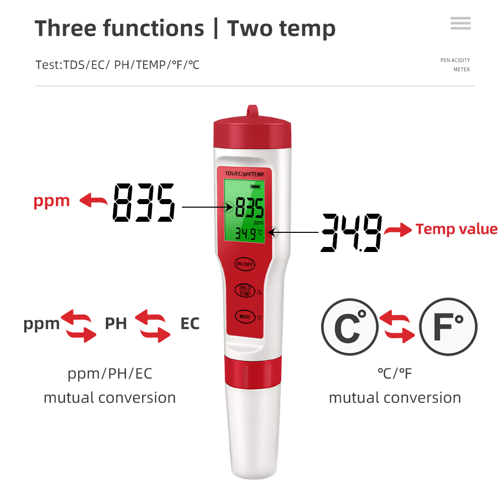 Digital Water Quality Monitor  - đánh giá và giá Ec Meter Digital