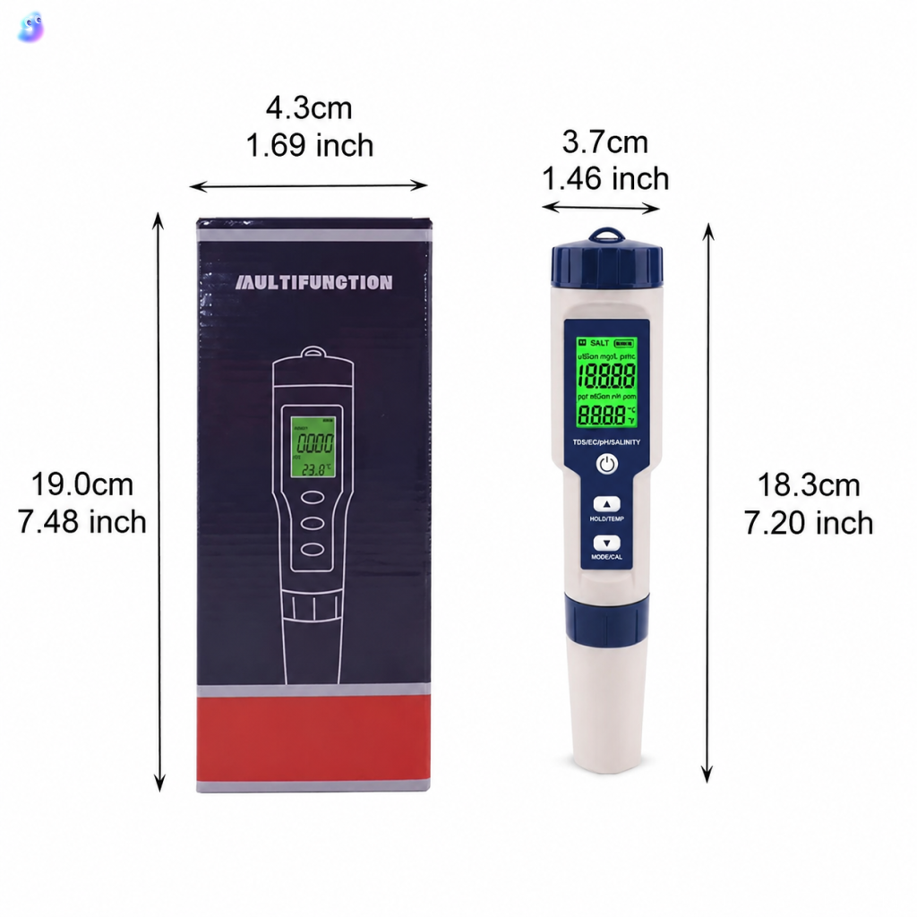 5-in-1 Digital Water Test Pen  - đánh giá và giá Ec Meter Digital