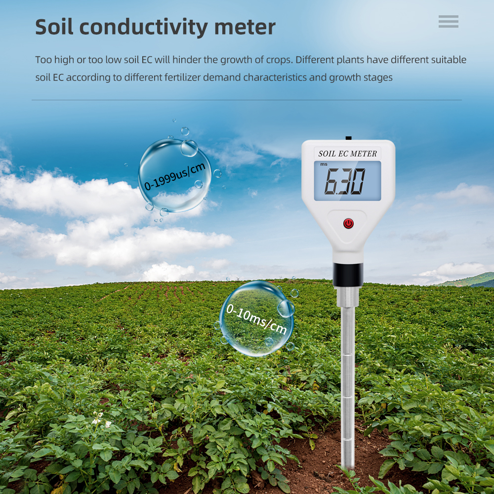 EC Tester Digital Soil Meter A - đánh giá và giá Ec Meter Digital