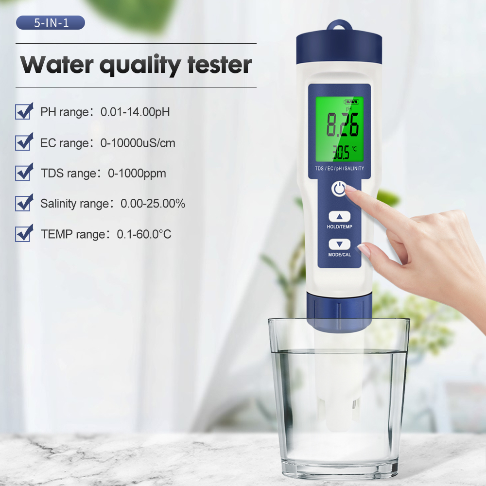 Professional Water Quality Tes - đánh giá và giá Ec Meter Digital