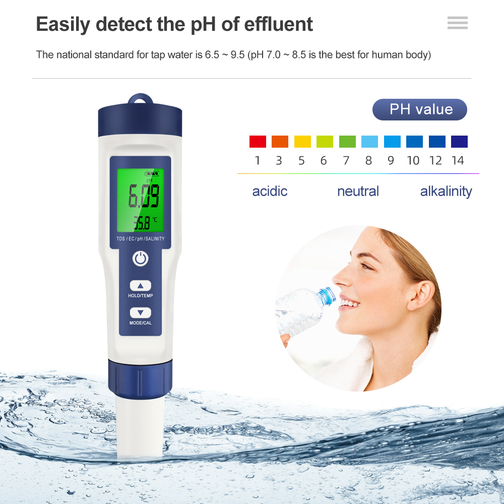 Professional Water Quality Tes - đánh giá và giá Ec Meter Digital