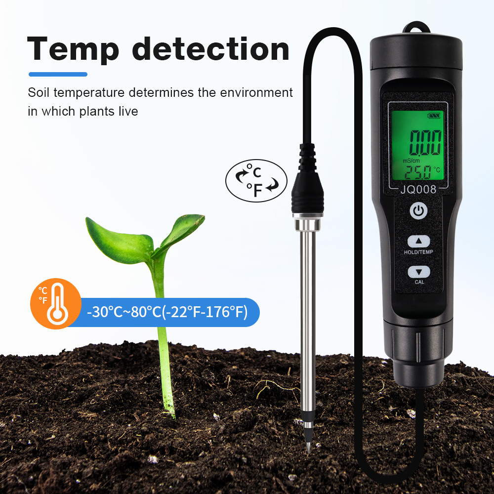 2 in 1 Soil EC/Temp Detector H - đánh giá và giá Ec Meter Digital