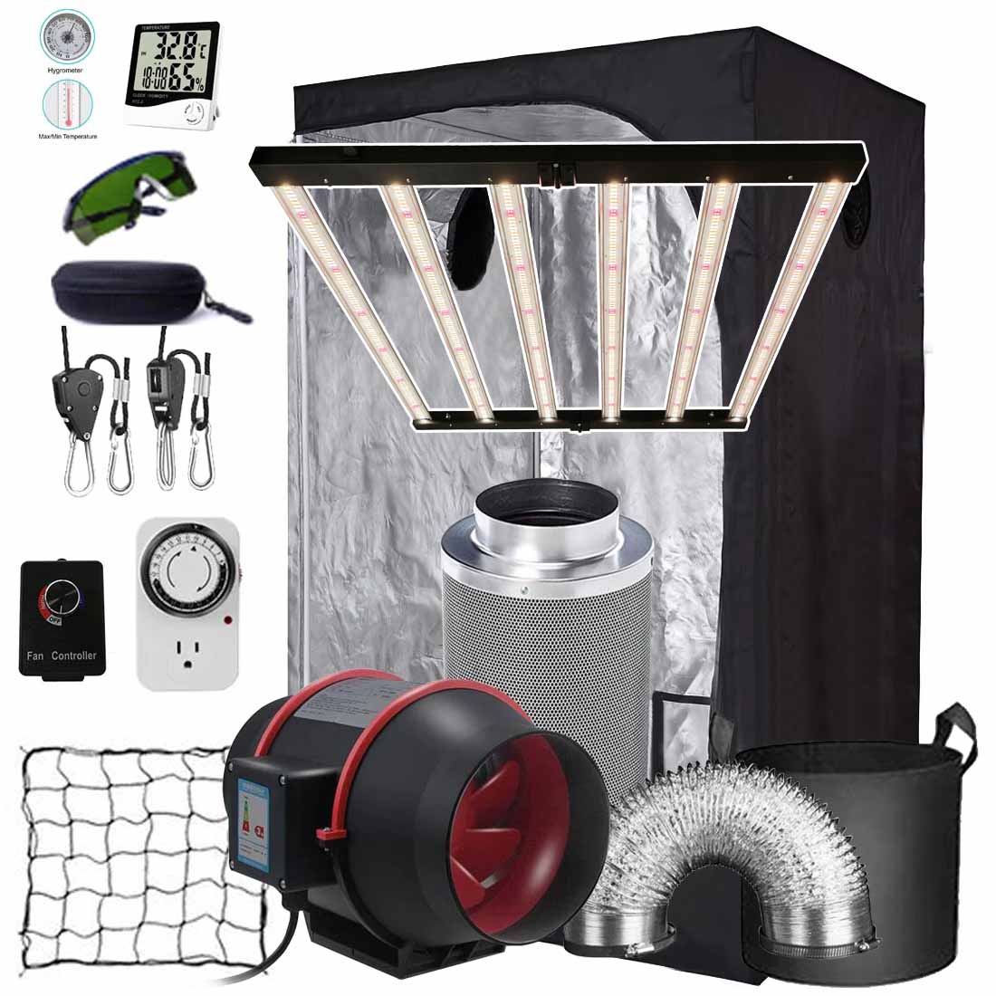 240W 320W 400W 720W Led Grow L - đánh giá và giá Grow Tent 4X4